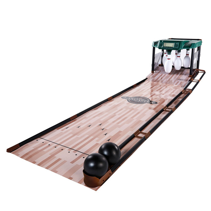 Lancaster Gaming Electronic Kids Indoor Bowling Alley Lane with Ball